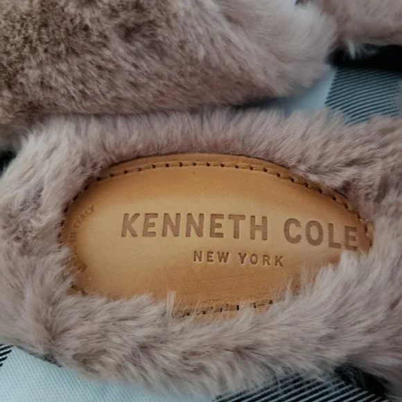 Kenneth Cole Women's Peggy Fuzzy Slippers - Picture 7 of 10